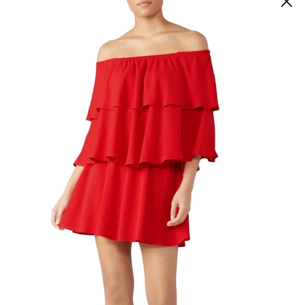 Show Me Your MuMu Scarlet Ruffle Romper